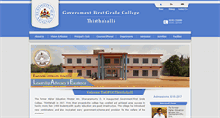 Desktop Screenshot of gfgc-thirthahalli.org